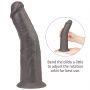 Dildo realistyczne dwuwarstwowe Lovetoy 20 cm obrotowe USB - 8