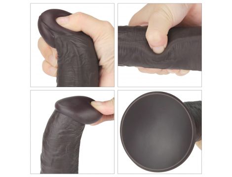 Dildo realistyczne Lovetoy dwuwarstwowe silikonowe 25 cm rotujące pilot - 8