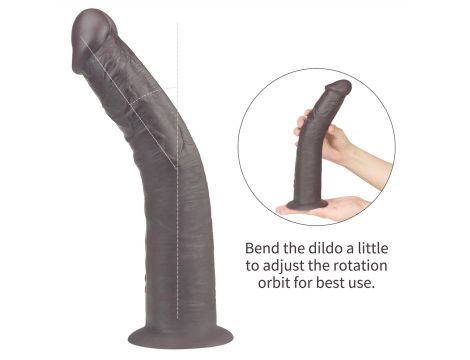 Dildo realistyczne Lovetoy dwuwarstwowe silikonowe 25 cm rotujące pilot - 7