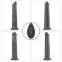 Dildo realistyczne Lovetoy dwuwarstwowe silikonowe 25 cm rotujące pilot - 3