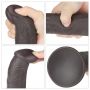 Dildo realistyczne Lovetoy dwuwarstwowe silikonowe 25 cm rotujące pilot - 9