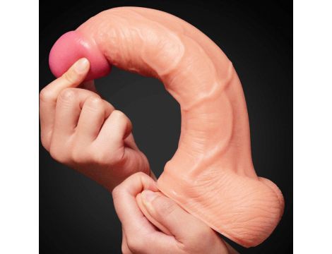 10"" Dual Layer Platinum Silicone Cock - 6