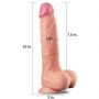 10"" Dual Layer Platinum Silicone Cock - 3