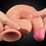 10"" Dual Layer Platinum Silicone Cock - 6