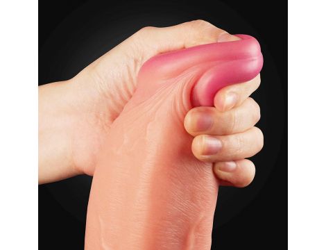 12"" Dual Layered Platinum Silicone Cock - 2