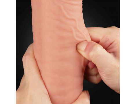 12"" Dual Layered Platinum Silicone Cock - 2