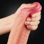 12"" Dual Layered Platinum Silicone Cock - 2