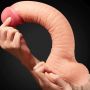 12"" Dual Layered Platinum Silicone Cock - 8