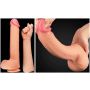 12"" Dual Layered Platinum Silicone Cock - 12