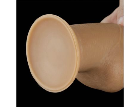 Dildo realistyczne dwuwarstwowe silikonowe z uchwytem Lovetoy 25cm - 12