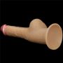 Dildo realistyczne dwuwarstwowe silikonowe z uchwytem Lovetoy 25cm - 8