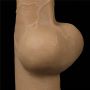 Dildo realistyczne dwuwarstwowe silikonowe z uchwytem Lovetoy 25cm - 14