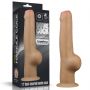 Dildo realistyczne dwuwarstwowe silikonowe Lovetoy z uchwytem 28 cm - 2