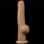 Dildo realistyczne dwuwarstwowe silikonowe Lovetoy z uchwytem 28 cm - 5