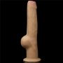 Dildo realistyczne dwuwarstwowe silikonowe Lovetoy z uchwytem 28 cm - 8