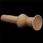 Dildo realistyczne dwuwarstwowe silikonowe Lovetoy z uchwytem 28 cm - 9