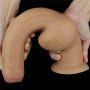 Dildo realistyczne dwuwarstwowe silikonowe Lovetoy z uchwytem 28 cm - 18