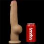 Dildo realistyczne dwuwarstwowe silikonowe Lovetoy z uchwytem 28 cm - 16