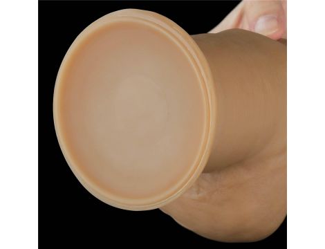 Dildo realistyczne dwuwarstwowe silikonowe z uchwytem Lovetoy 30 cm - 5