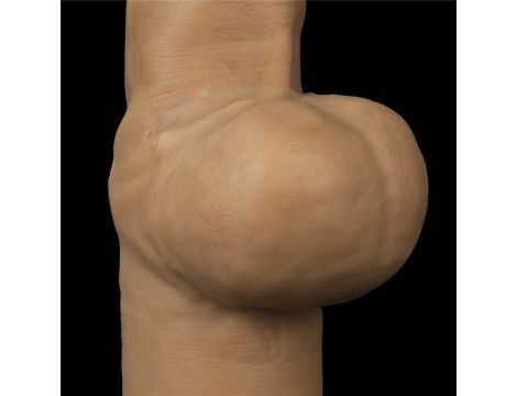 Dildo realistyczne dwuwarstwowe silikonowe z uchwytem Lovetoy 30 cm - 6