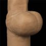 Dildo realistyczne dwuwarstwowe silikonowe z uchwytem Lovetoy 30 cm - 7