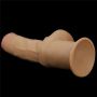 Dildo realistyczne dwuwarstwowe silikonowe z uchwytem Lovetoy 30 cm - 18