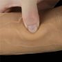 Dildo realistyczne dwuwarstwowe silikonowe z uchwytem Lovetoy 30 cm - 13