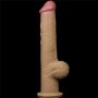 Dildo realistyczne dwuwarstwowe silikonowe z uchwytem Lovetoy 32 cm - 3