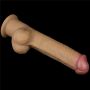 Dildo realistyczne dwuwarstwowe silikonowe z uchwytem Lovetoy 32 cm - 7
