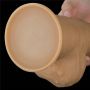 Dildo realistyczne dwuwarstwowe silikonowe z uchwytem Lovetoy 32 cm - 12