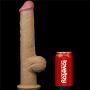Dildo realistyczne dwuwarstwowe silikonowe z uchwytem Lovetoy 32 cm - 17