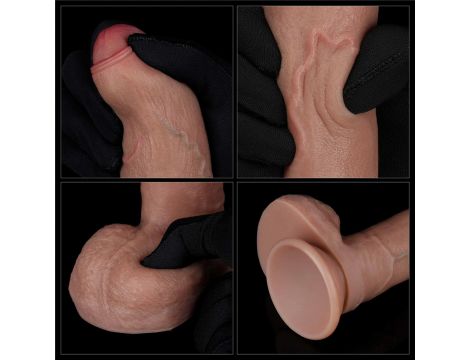 8'' Dual Layered Silicone Cock - 14