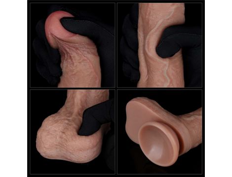 8.5'' Dual Layered Silicone Cock - 16