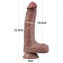 8.5'' Dual Layered Silicone Cock - 4