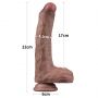 8.5'' Dual Layered Silicone Cock - 2