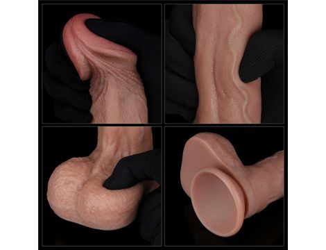 9'' Dual Layered Silicone Cock - 14