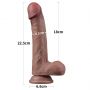 9'' Dual Layered Silicone Cock - 5