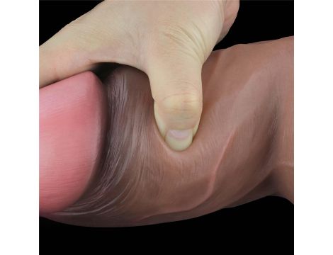 7.0'' Dual Layered Platinum Silicone Cock - 11
