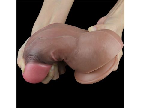 7.0'' Dual Layered Platinum Silicone Cock - 10