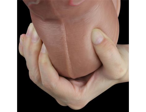 7.0'' Dual Layered Platinum Silicone Cock - 13