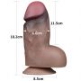 7.0'' Dual Layered Platinum Silicone Cock - 2