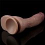 10.5'' Dual layered Platinum Silicone Cock - 7
