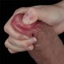 10.5'' Dual layered Platinum Silicone Cock - 14