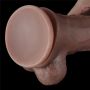 11.5'' Dual Layered Platinum Silicone Cock - 9