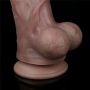 11.5'' Dual Layered Platinum Silicone Cock - 13