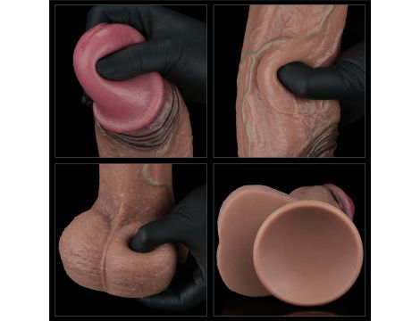 11"""" Dual Layered Silicone Cock XXL - 11