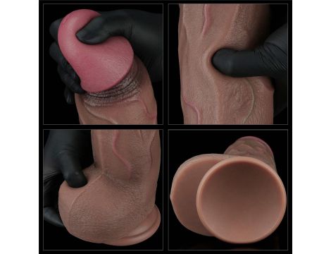 12"""" Dual Layered Silicone Cock XXL - 10