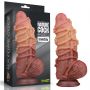 9.5'' Dual layered Platinum Silicone Cock with Rope - 4