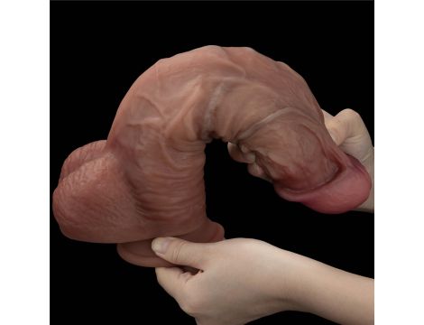 10.5'' Dual Layered Silicone Cock XXL - 8