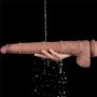 16'' Dual Layered Bendable Silicone Cock XXL(Flesh) - 14